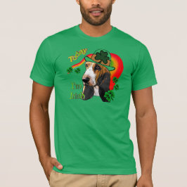 バセットハウンドSt patricks day Tシャツ