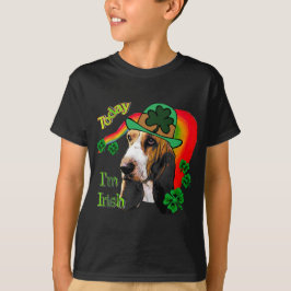 バセットハウンドSt patricks day Tシャツ