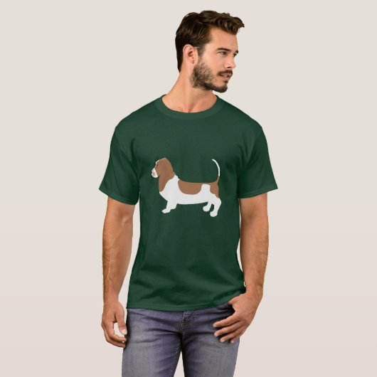 バセットハウンドTシャツ Tシャツ (正面フル)