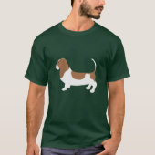 バセットハウンドTシャツ Tシャツ (正面)