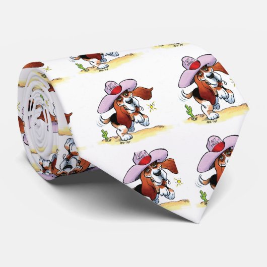 バセット犬によって得られるよだれか。 タイ (ロール)