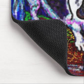 バセット犬のキャンプのマウスパッド マウスパッド (コーナー)