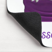 バセット犬の可愛い人 マウスパッド (コーナー)