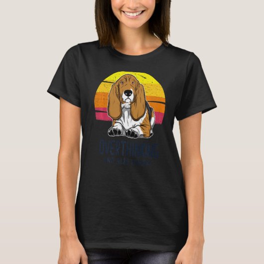 バセット犬の品種34 Tシャツ (正面)