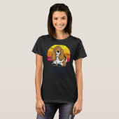 バセット犬の品種34 Tシャツ (正面フル)