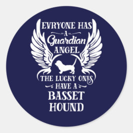 バセット犬の守護天使 ラウンドシール