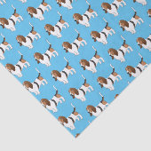 バセット犬の漫画イラストレーション 薄葉紙 (詳細)