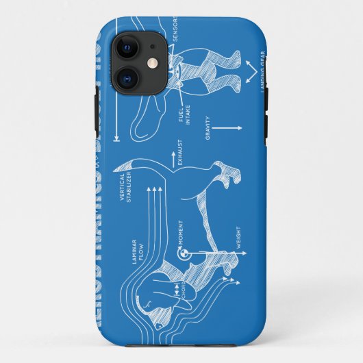 バセット犬の空気力学 Case-Mate iPhoneケース (裏面)