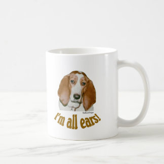 バセット犬の耳 コーヒーマグカップ