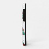 バセット犬は犬のパターンを繁殖クリスマス Case-Mate iPhoneケース (裏面/左)