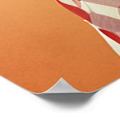 バセット犬ヒップスター犬のポスター ポスター (角)