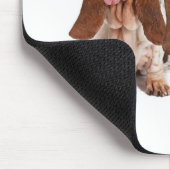 バセット犬愛よりよい愛無し マウスパッド (コーナー)