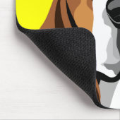 バセット犬 マウスパッド (コーナー)