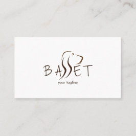 バセット犬 名刺