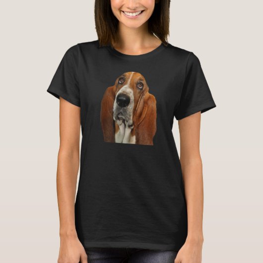 バセット犬 Tシャツ (正面)