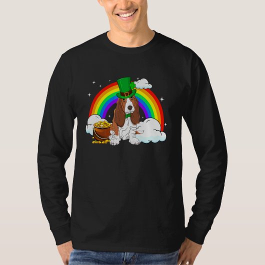 バセット犬 Tシャツ (正面)