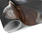 バセット・ハウンドが家に帰るのを待来っている ラッピングペーパー (ロールコーナー)