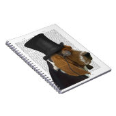 バセット・ハウンドフォーマル、ハウンド、ハット ノートブック (右側)