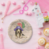 バセット・ハウンド海賊 ペーパープレート (パーティー)