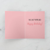 バセット・ハウンド見た目は君の誕生日... カード (内部)