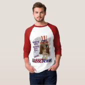 バセット・ハウンド・ギフト Tシャツ (正面フル)
