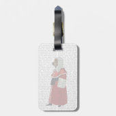 バセット・ハウンド・ジャッジ・フル ラゲッジタグ (裏面縦)