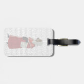 バセット・ハウンド・ジャッジ・フル ラゲッジタグ (裏面横)