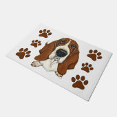 バセット·ハウンド ドアマット (アングル)