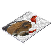 バセット・ハウンド・バード ノートブック (左側)