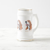 バセット・ハウンド ビールジョッキ (正面右)