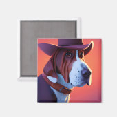 バセット・ハウンド マグネット (正面/裏面)