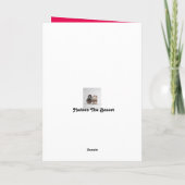 バセット・ハウンド・マザーズ・デイ・カード カード (裏面)