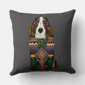 バセット・ハウンド・ラブペーター クッション (裏面)