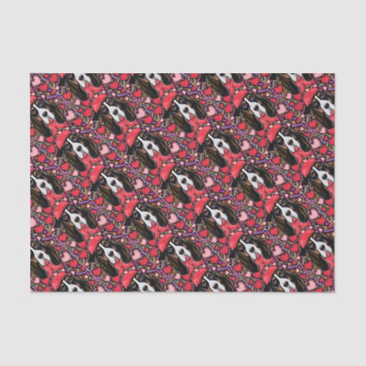 バセット・ハウンド 薄葉紙 (正面)