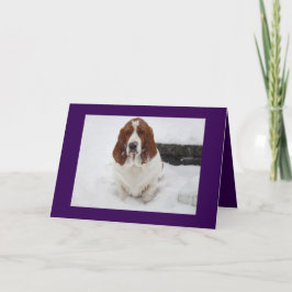 バセット・ハウ恋しく思ンドが君のグリーティングカードだ。 カード