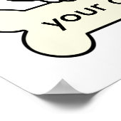 バセパーソナライズされたットハウンド ポスター (角)