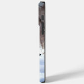 バセンジが雪のクリスマスを過ごす Case-Mate iPhoneケース (裏面 / 左)