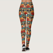 バセンジとハートバラバレンタインデー レギンス (裏面)