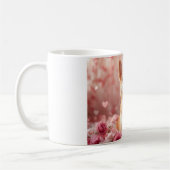 バセンジとバラ – バレンタインデー コーヒーマグカップ (左)