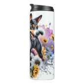 バセンジのフローラ鮮やかエネルギー タンブラー (回転右)