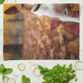 バセンジイン紅葉秋 キッチンタオル (折り畳み)