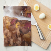 バセンジイン紅葉秋 キッチンタオル (四つ折り)