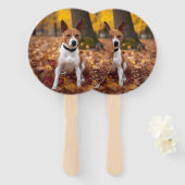 バセンジイン紅葉秋 ハンドファン (正面&裏面)