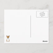 バセンジカートゥーンポートレート ポストカード (裏面)