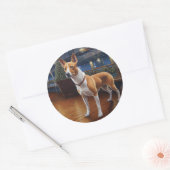 バセンジクリスマスクルーズ:ポーソウルホリデーディライト ラウンドシール (封筒)