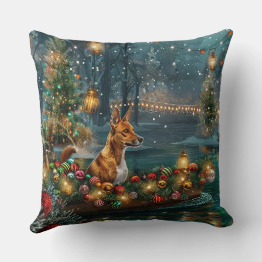 バセンジクリスマスフェスティバル航海 クッション (裏面)