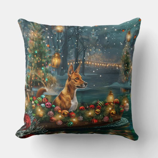 バセンジクリスマスフェスティバル航海 クッション (正面)