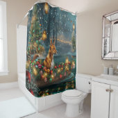 バセンジクリスマスフェスティバル航海 シャワーカーテン (インサイチュ)