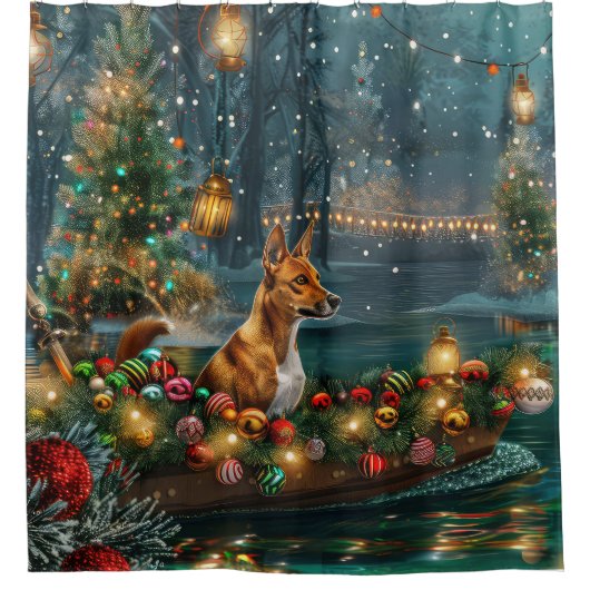 バセンジクリスマスフェスティバル航海 シャワーカーテン (正面)