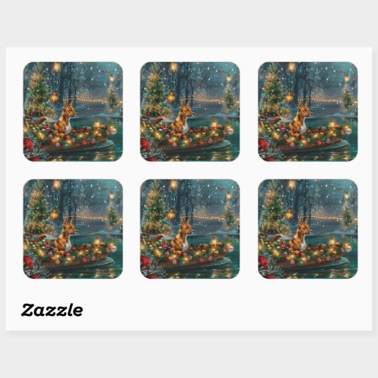 バセンジクリスマスフェスティバル航海 スクエアシール (シート)